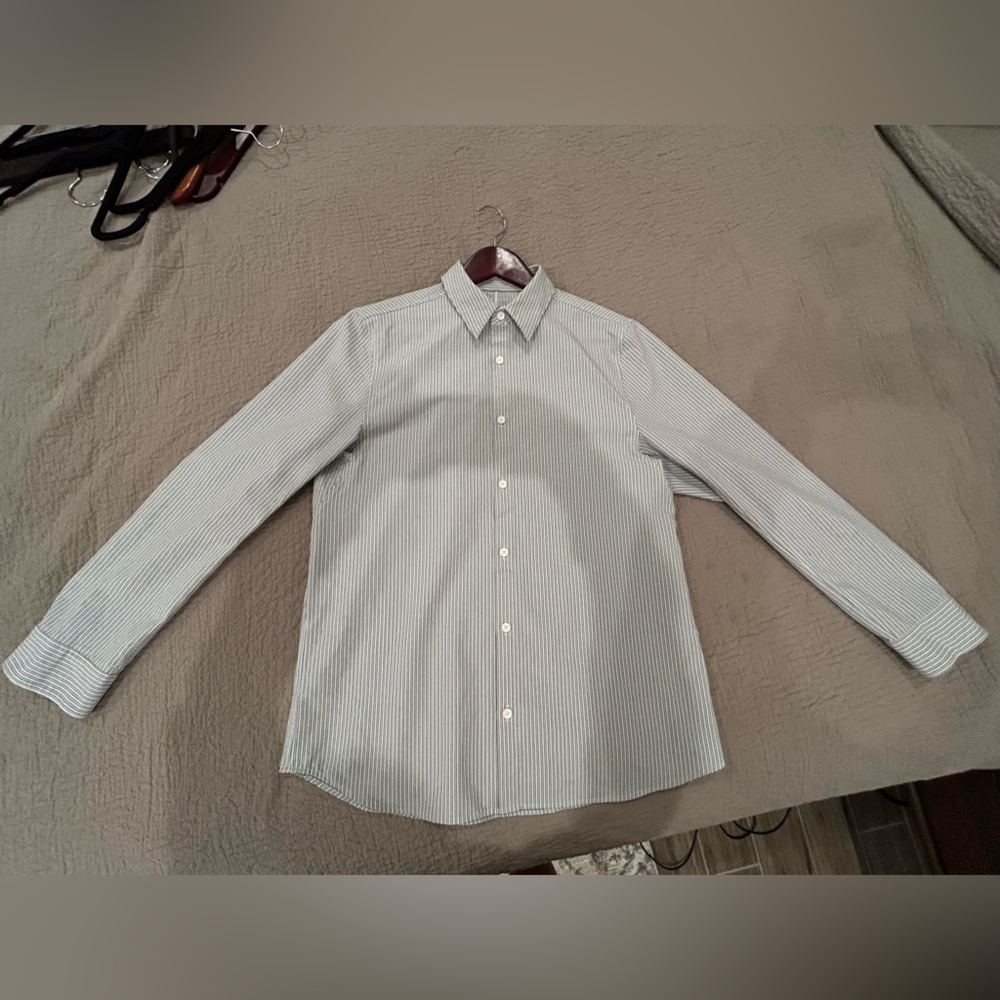Lululemon Men's Striped Button-Down Shirt